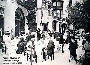 Alger - Hotel Saint-George - Lunch de Noel - 1907